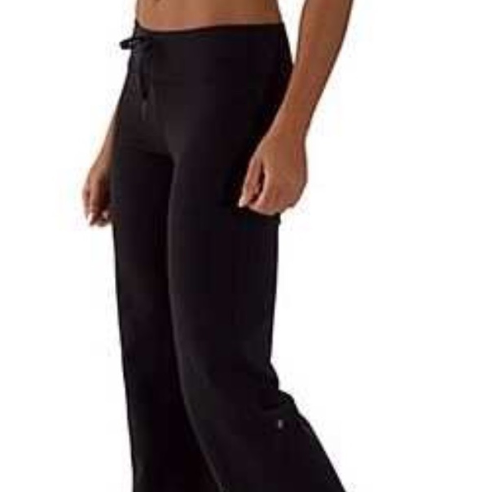 Lululemon relaxed fit pants sz 4--Black